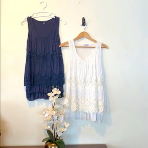 🌟2 for 1!🌟 Saks 5th ave & Tempo Paris tops S/P&M